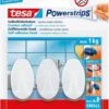 Tesa Powerstrips Small Ovaal - Wit 3 Stuks