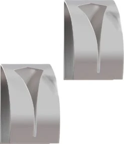 Waal© 2 Stuks RVS Handdoekhouders Zilver - Zelfklevend - Handdoek Klem - Handdoek Haak