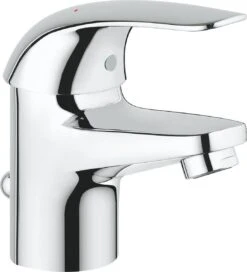 GROHE Euroeco Wastafelkraan - Met Trekwaste - Chroom - 23262000