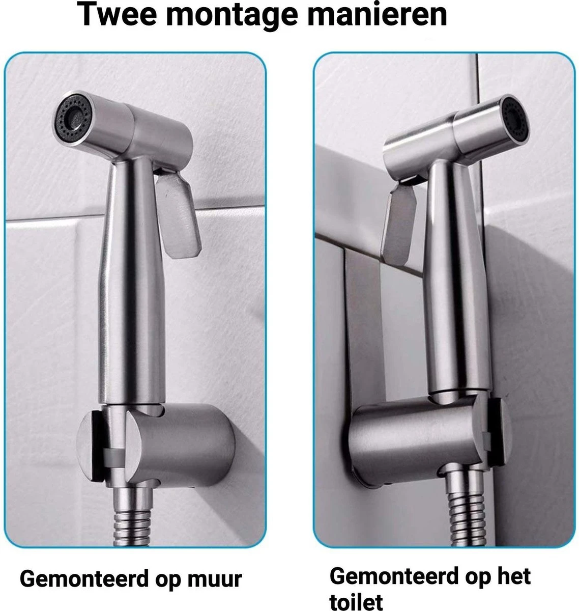 El Suvon® Bidet Handdouche - Shattaf - Bidet Sproeier - Bidetkraan - Afbeelding 6