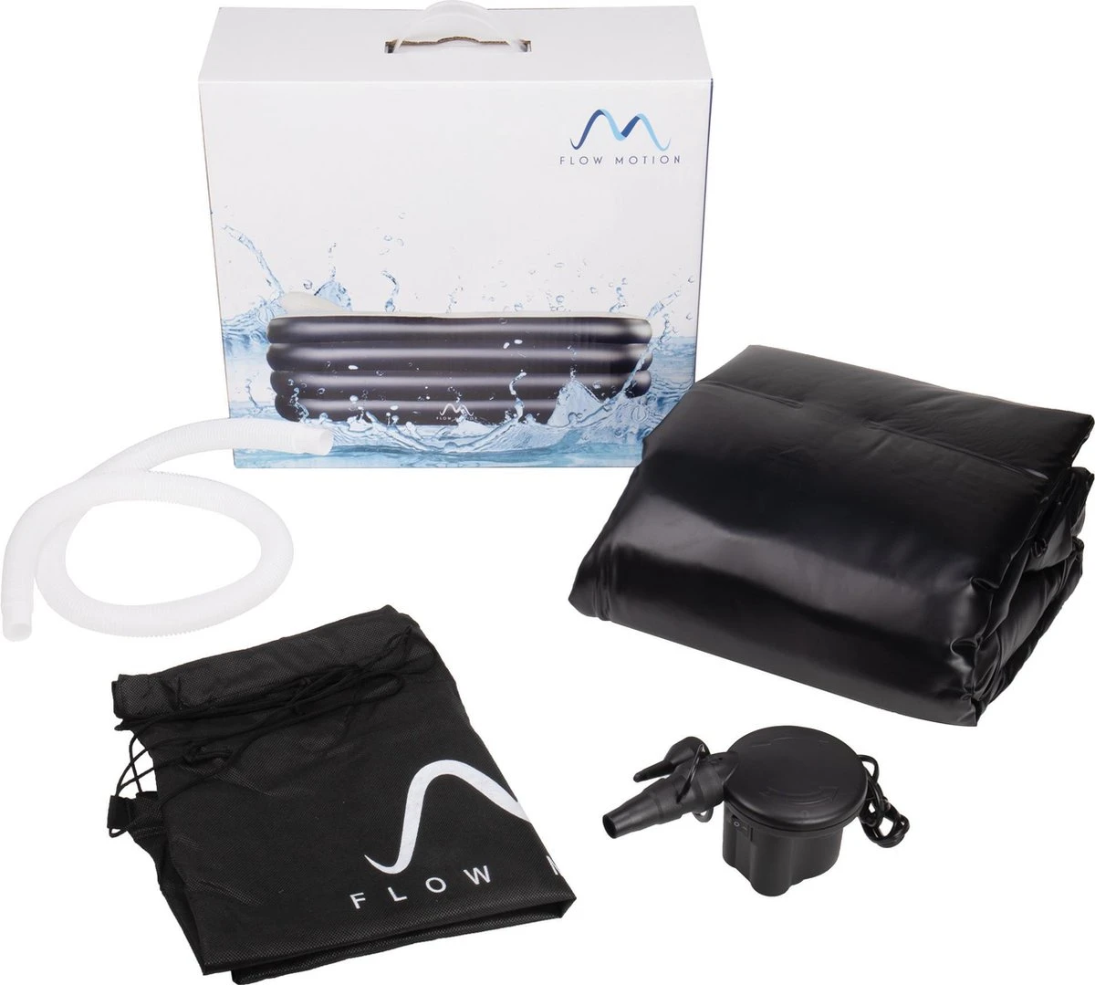 FlowMotion Opblaasbaar Ligbad Met Afdekhoes - Inclusief Pomp En Opbergtas - Ligbad - Zitbad - Zwembad - Opblaasbare Badkuip - Opblaas Bad - Bathtub - Jacuzzi - Opvouwbaar Bad - Badkuip - Afbeelding 5