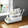 Tandenborstelhouder Badkamer – Elektrische Tandenborstel Houder - Tandenborstel - Make Up Organizer - Desk Organizer - Bureau Organizer - Opbergbox - Wit