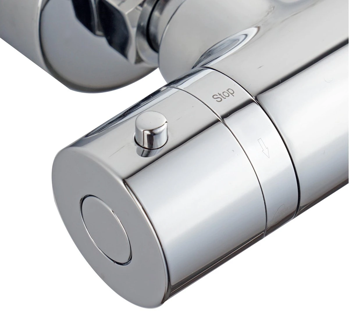 4bathroomz® Regendouche Chroom Met Thermostaatkraan - 20cm Douchekop - Afbeelding 6