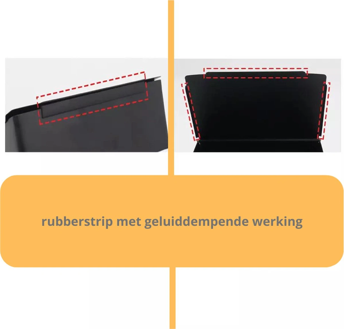 NIRAX WC Rolhouder – Toiletrolhouder - Zwart - RVS - Met Bakje Voor Vochtig Toiletpapier - Zonder Boren - Zelfklevend - Toilet Accessoires - Badkamer Accessoire - Toiletpapier Houder - Afbeelding 5