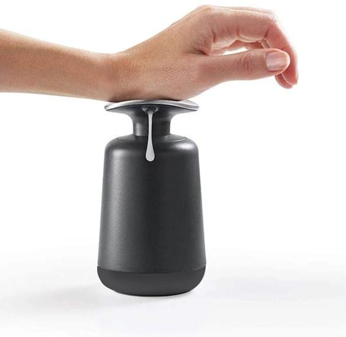 Wonix® - Zeepdispenser - Zeeppompje - Duw Met Pols - 300ml - Zwart - Afbeelding 5