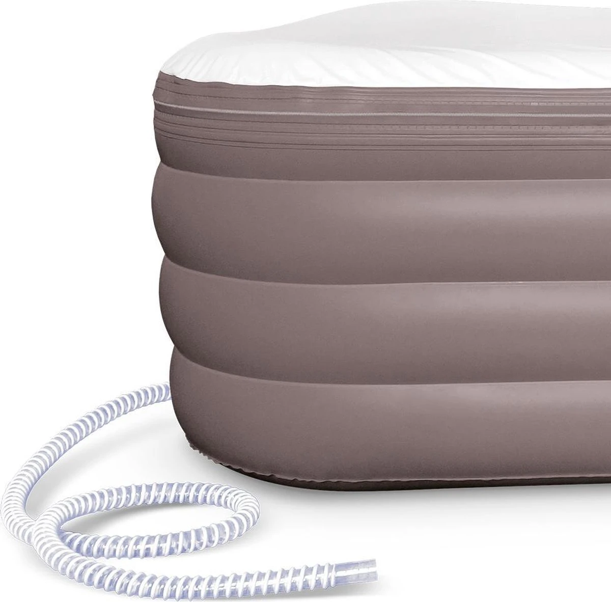 Tubble® Compact - Klein Opblaasbaar Ligbad 140 Cm Lang – Opvouwbaar Bad Voor Volwassenen Tot 170cm - IJsbad Wim Hof Methode - Zitbad - 200L - Afbeelding 6