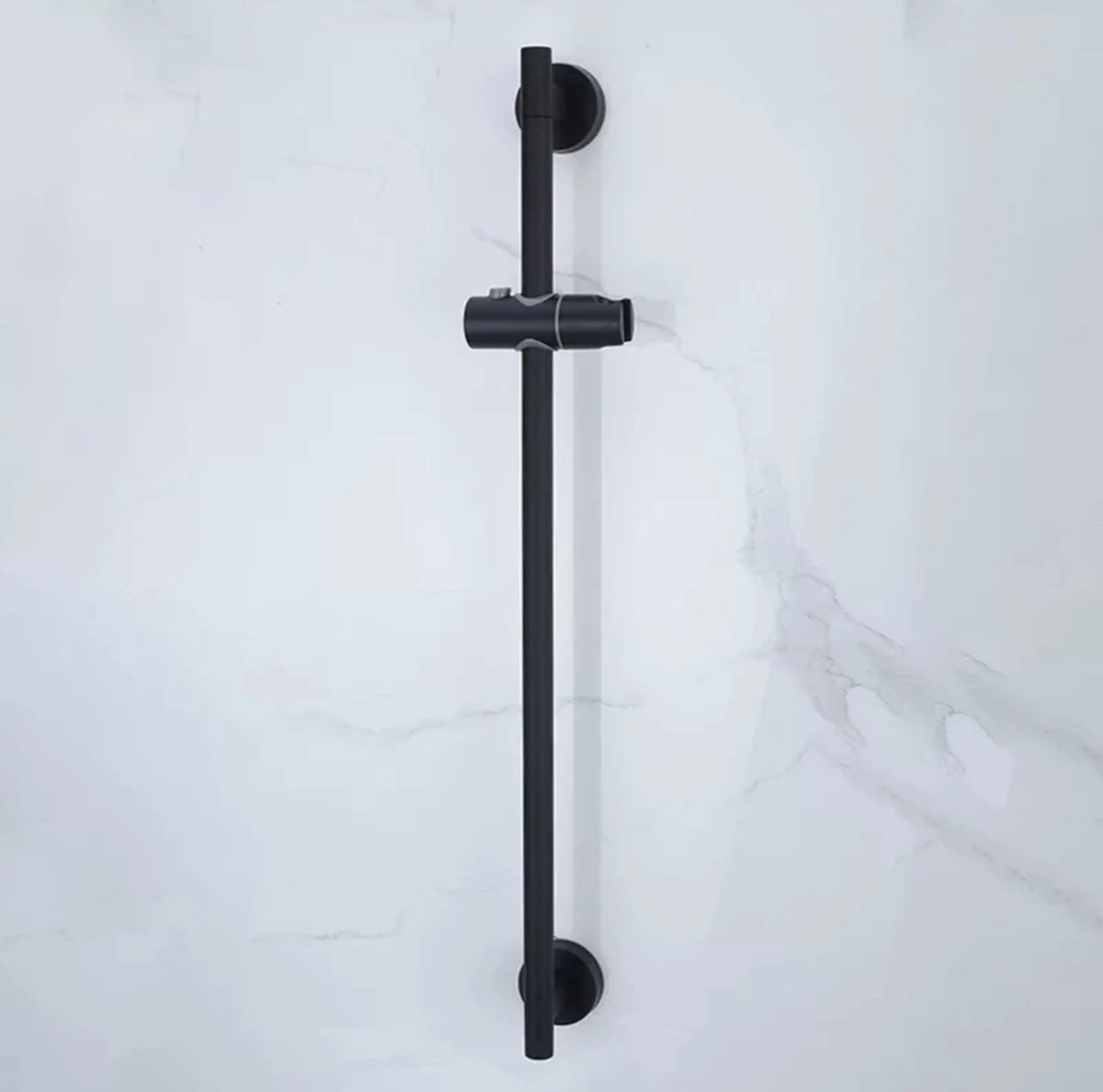 Moodcare® Glijstang - Douche Glijstang - 70 Cm - Mat Zwart - Zonder Boren - Afbeelding 2