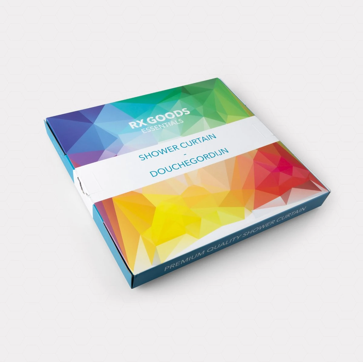 RX Goods Gekleurde Natuur Bloemen Douchegordijn - 180x180cm - Incl. 12 Ringen - Waterafstotend – Polyester - Afbeelding 6