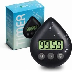 Lifect® Douchetimer 5 Minuten - Douche Wekker - Zandloper- Timer - Douche Klok - Showertimer- Douchecoach- Timer Douche
