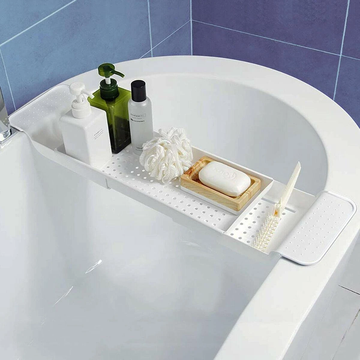 Bathroom Solutions - 55 Tot 78cm - Uitschuifbaar Badrek - Afbeelding 2