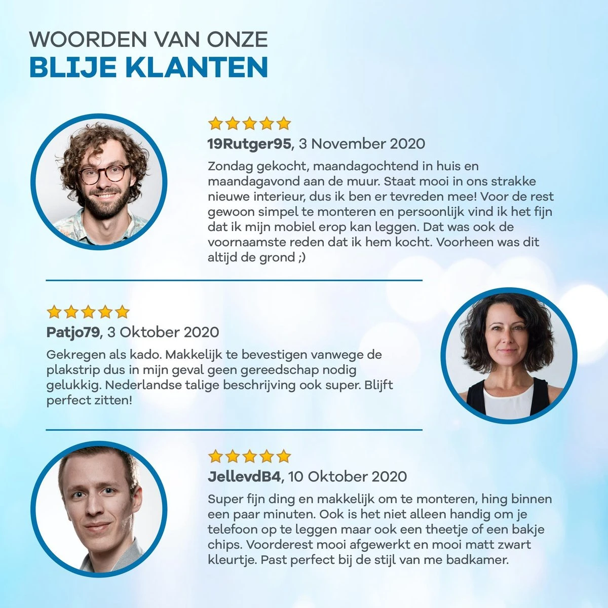 WITTS WC Rolhouder Met Plankje - Zelfklevend - Hoge Kwaliteit - Toiletrolhouder - Afbeelding 7