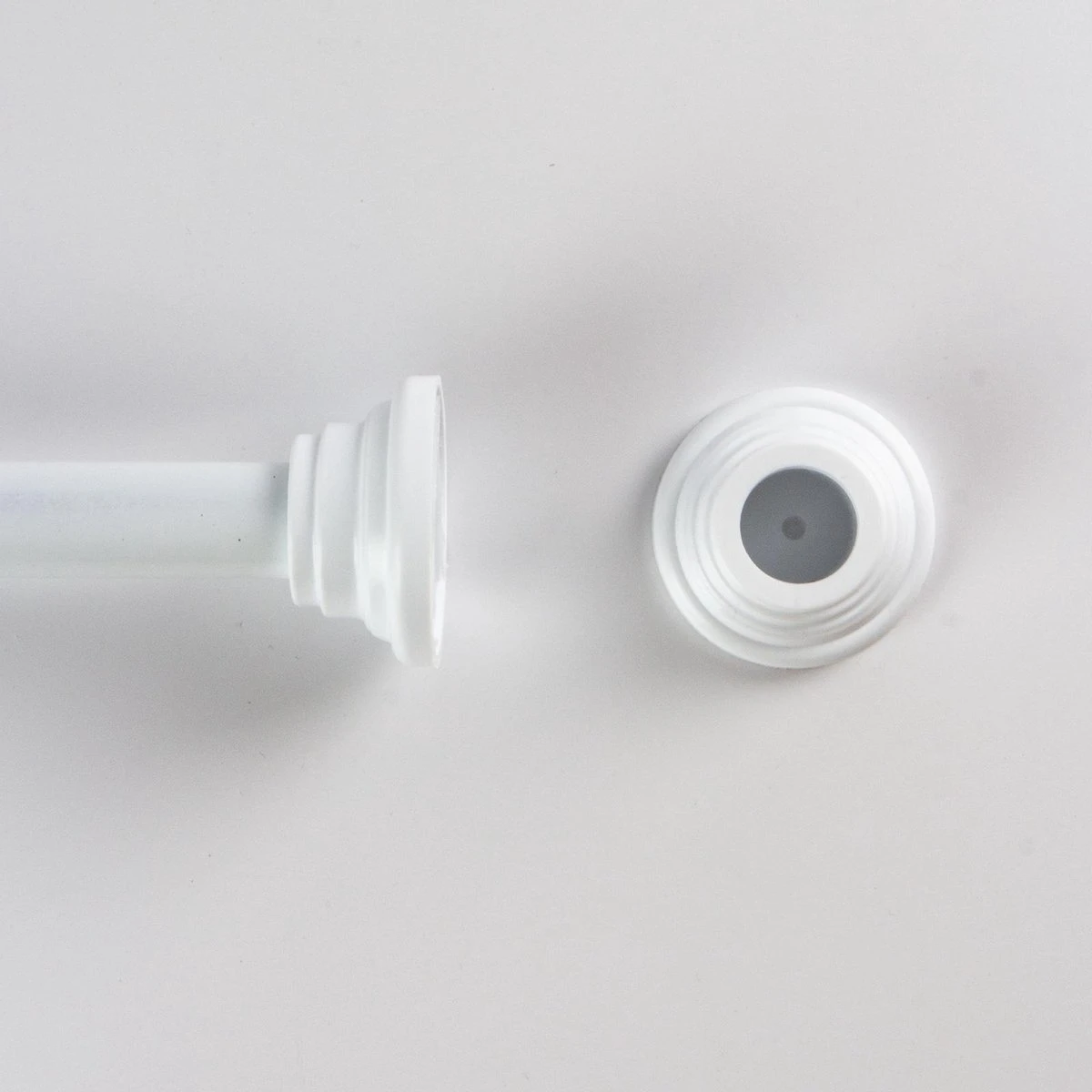 Saninorm Douchegordijnstang - 90x90 Cm - Wit - Afbeelding 5