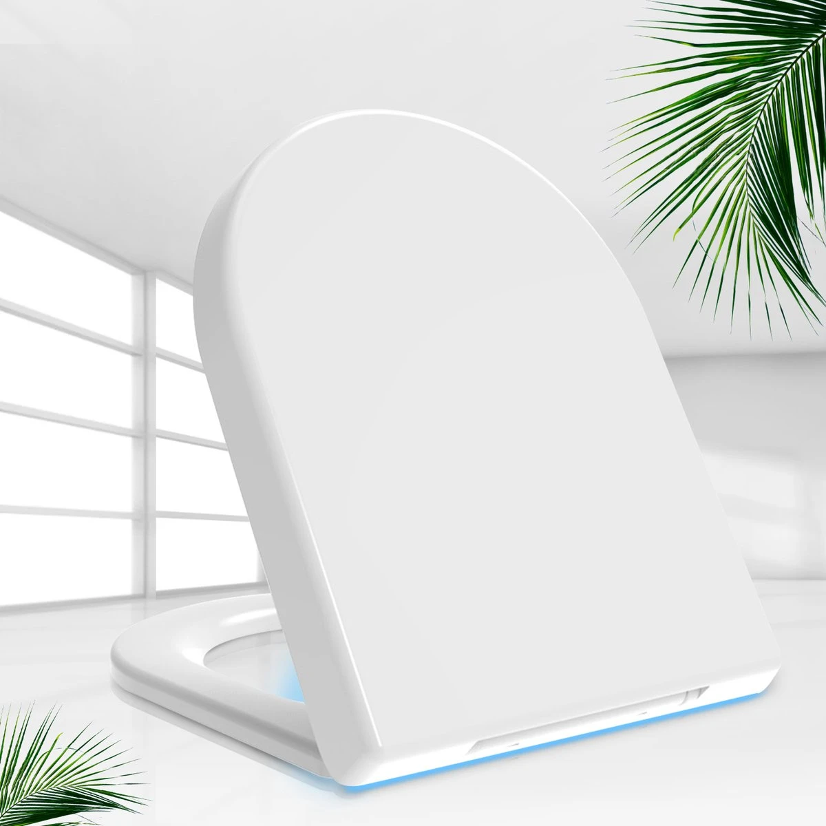 Blazelife Wc Bril - Wc Bril Softclose Van Duurzaam Ureumformaldehyde - Lonely Day - Toiletdeksel Universeel - Afneembaar - Antibacterieel - D-vorm - Afbeelding 3