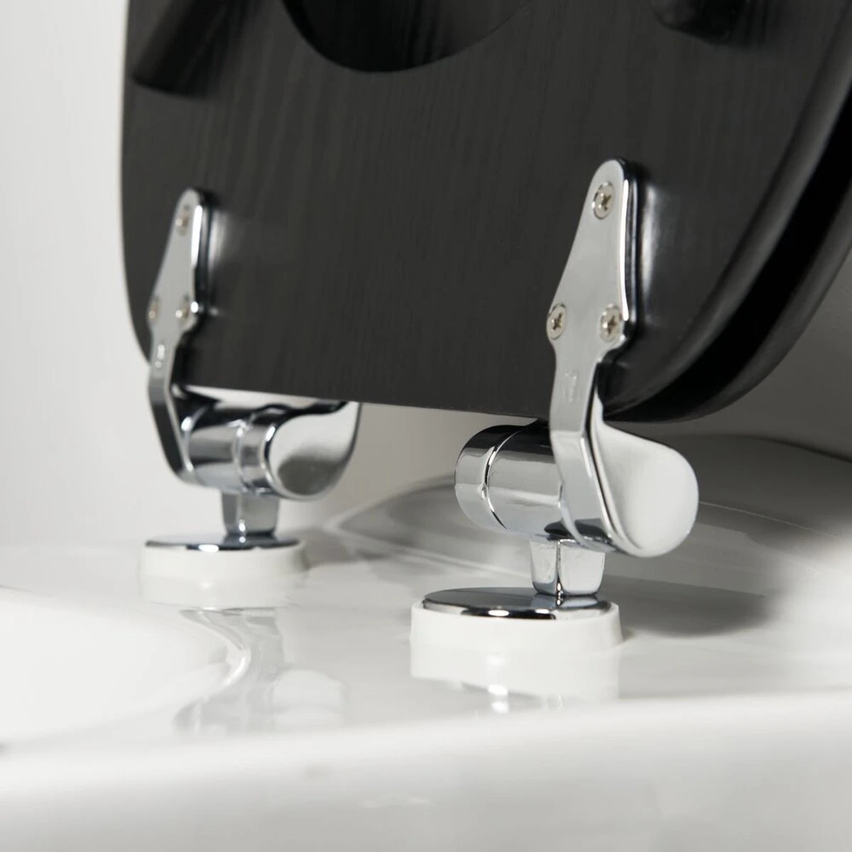 Tiger Blackwash - Toiletbril - WC Bril - MDF - Zwart - Afbeelding 5