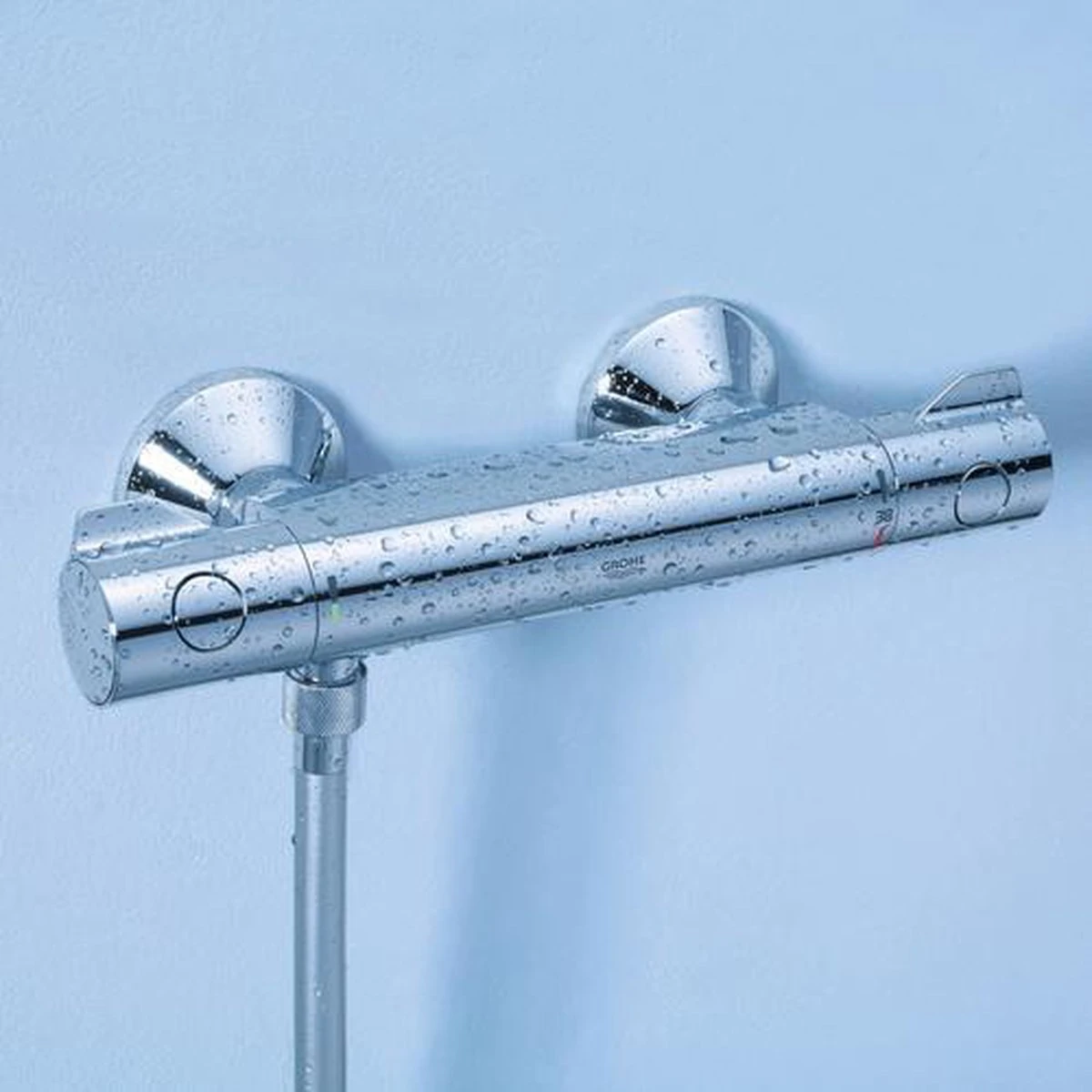 GROHE Grohtherm 800 Thermostatische Waterbesparende Douchekraan - EcoJoy® - 15 Cm - Met Koppelingen - Chroom - Afbeelding 10