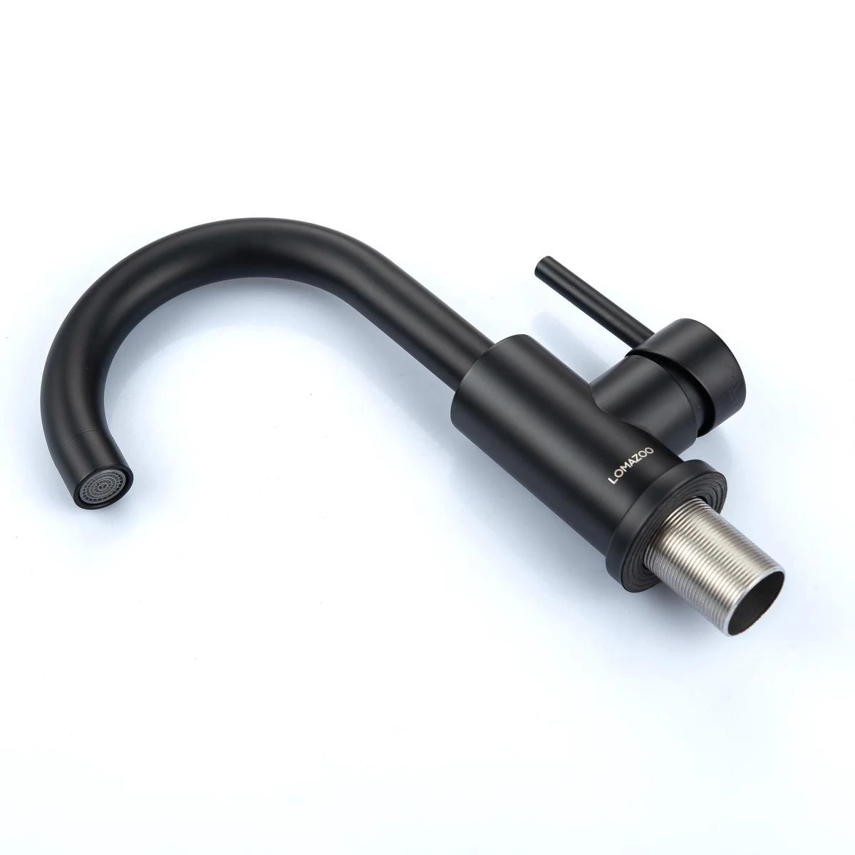 LOMAZOO Wastafelkraan Zwart Styx - Zwarte Wastafelkraan - Badkamerkraan Zwart - Zwarte Badkamerkraan - Afbeelding 6