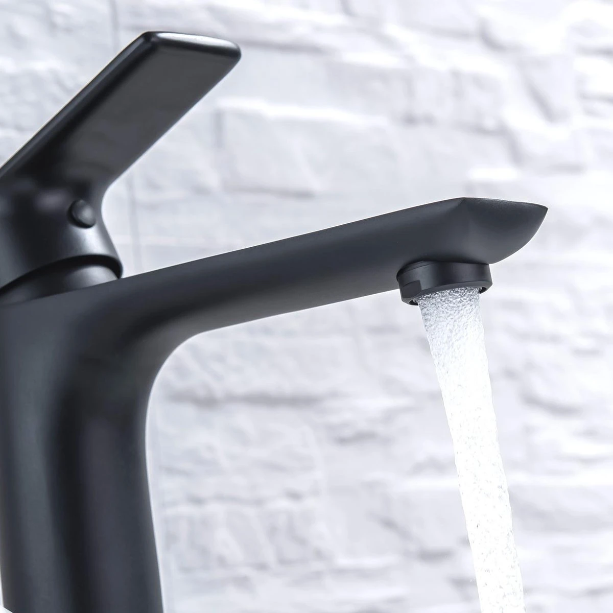 LOMAZOO Wastafelkraan Zwart Taurus - Kraan Wastafel - Kraan Badkamer - Badkamerkraan Zwart - Afbeelding 6