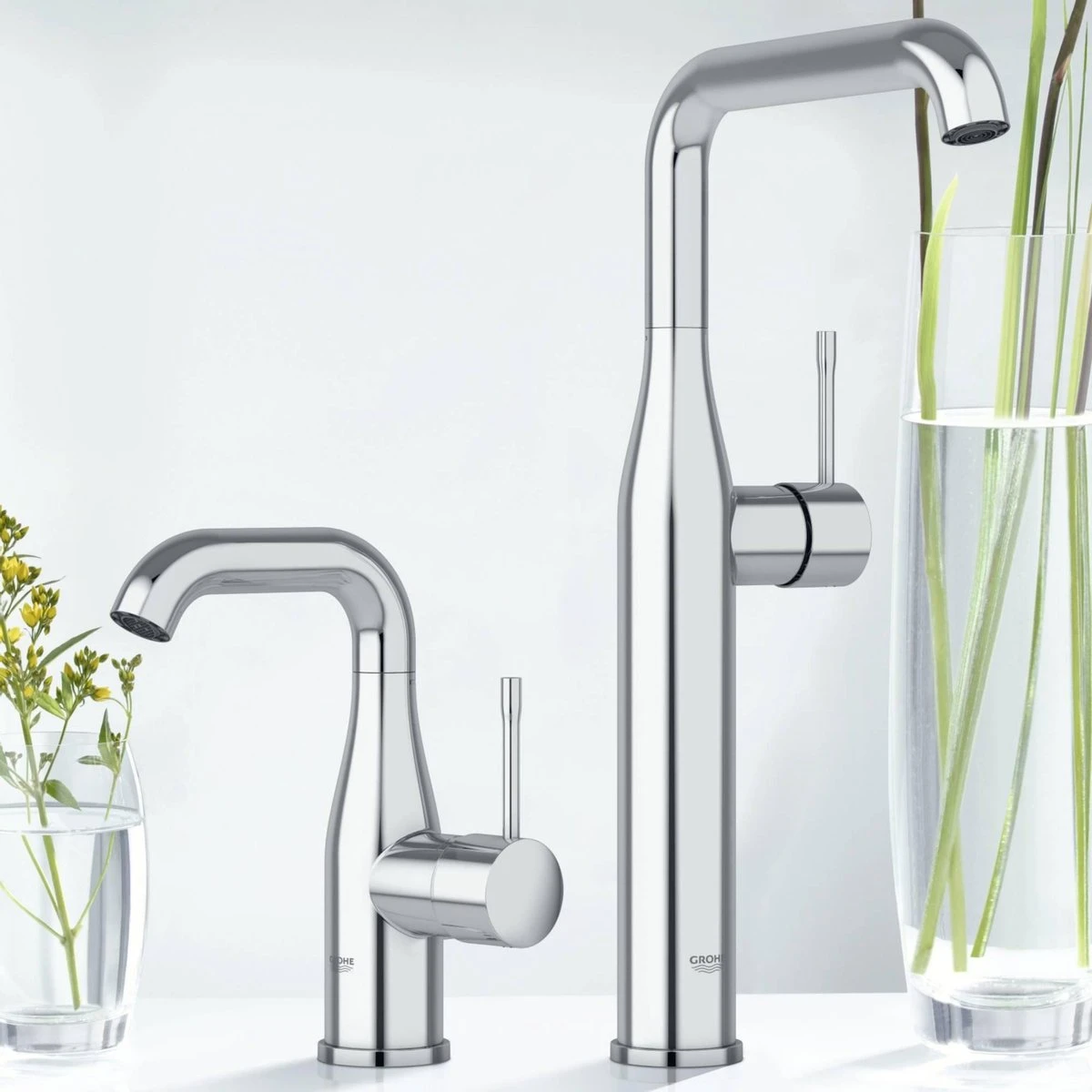 GROHE Essence New Wastafelkraan - Met EcoJoy® - Draaibare Uitloop - Zonder Waste - Chroom - 23541001 - Afbeelding 5