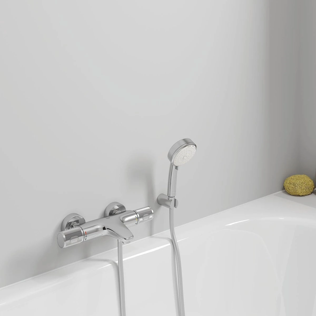 GROHE Grohtherm 1000 Performance Thermostatische Badkraan - 15cm - Met Koppelingen - Chroom - 34779000 - Afbeelding 7