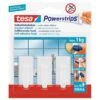 Tesa Powerstrips Haken Small - Wit - 3 Stuks
