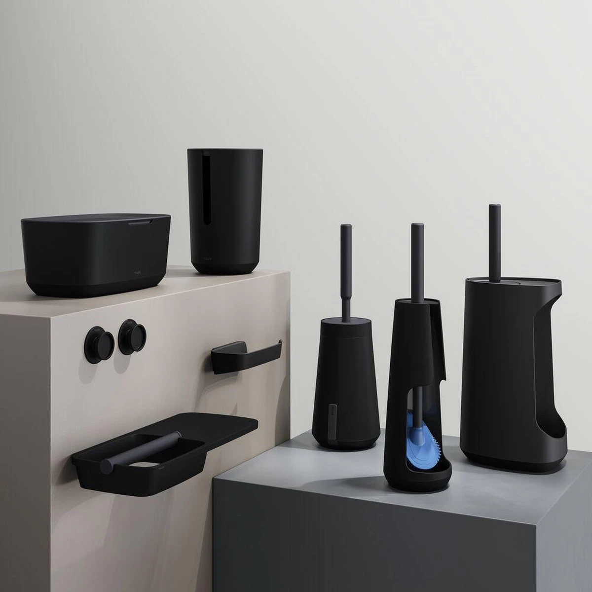 Tiger Tess - Reserverolhouder Met Deksel - Vrijstaand - Zwart / Antraciet - Afbeelding 6