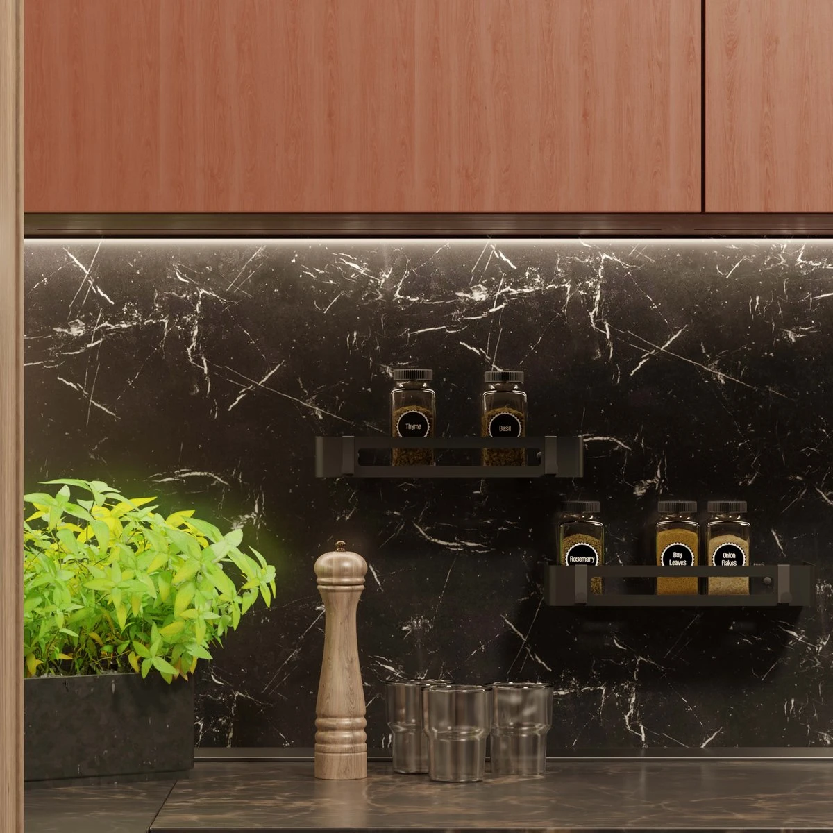 BrandtBergkamp RVS Doucherek 2 Laags – Zonder Boren – Doucherekje Hangend – Badkamerrek Zwart - Afbeelding 10