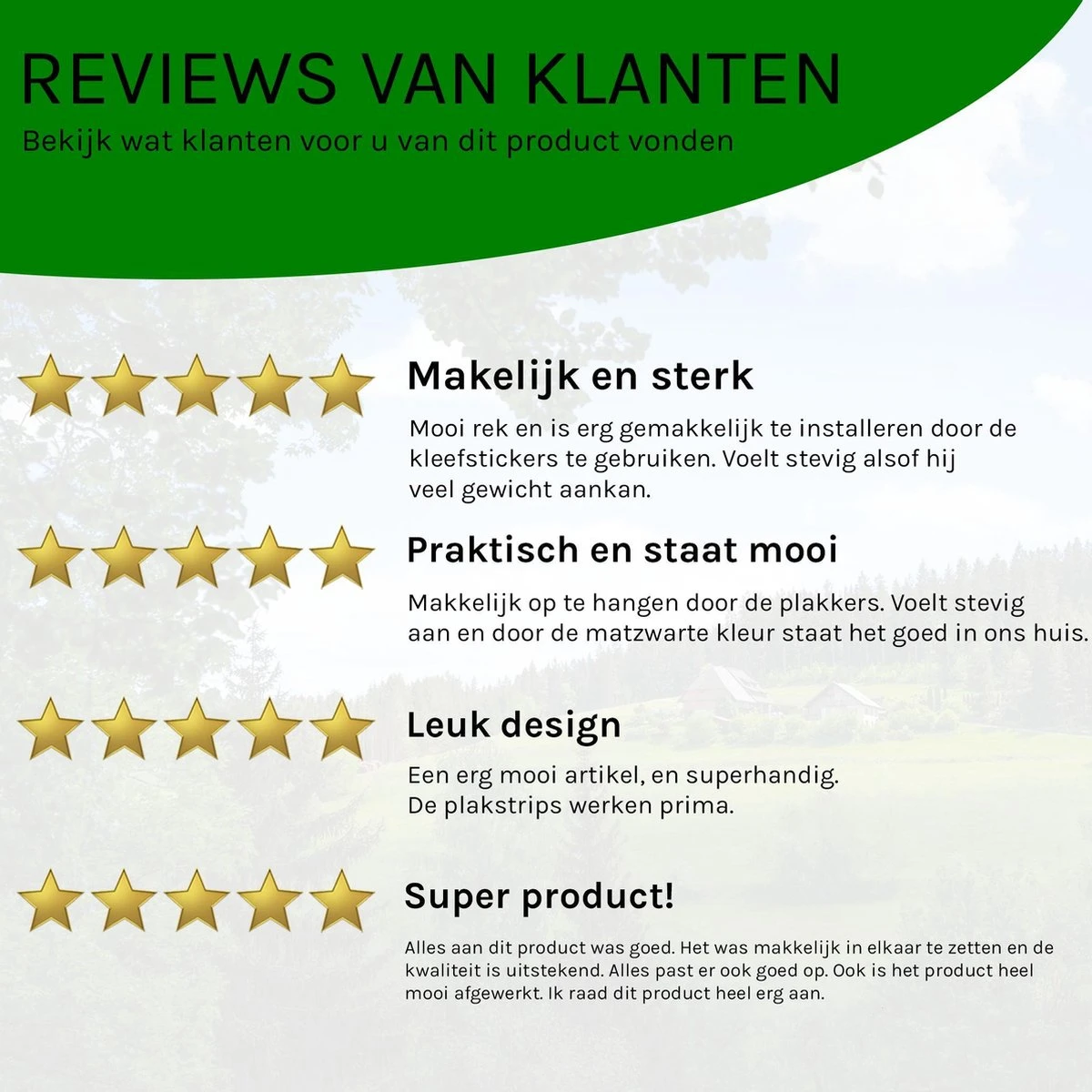 Zelfklevend Doucherek 2 Laags +Douche Bal - RVS - Mat Zwart - Afbeelding 8