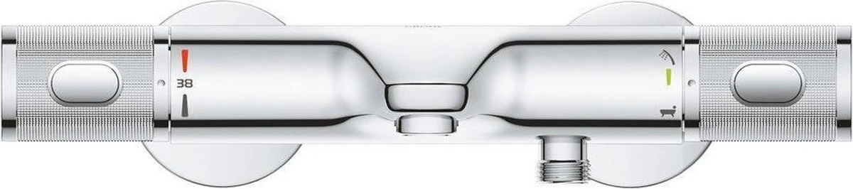 GROHE Grohtherm 1000 Performance Thermostatische Badkraan - 15cm - Met Koppelingen - Chroom - 34779000 - Afbeelding 4