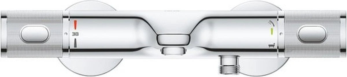 GROHE QuickFix Precision Feel Themostatische Badkraan - EcoJoy® - CoolTouch - 15 Cm - Met Koppelingen - Chroom - 34788000 - Afbeelding 13