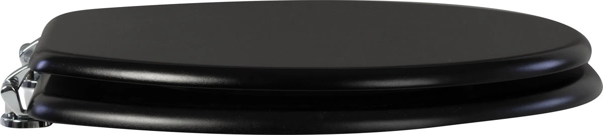 Plieger Classic Toiletbril – Wc Bril Zwart Gelakt MDF – Wc Brillen Met Deksel – Met Bevestigingsset - Afbeelding 10