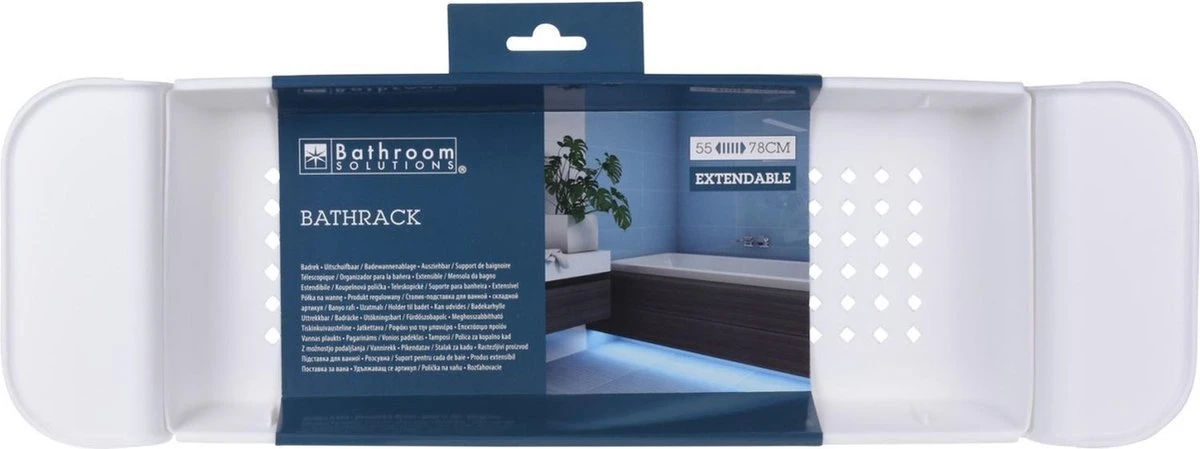 Bathroom Solutions - 55 Tot 78cm - Uitschuifbaar Badrek - Afbeelding 5