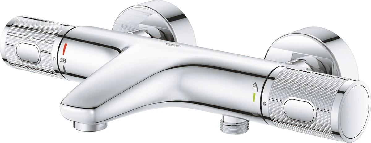 GROHE QuickFix Precision Feel Themostatische Badkraan - EcoJoy® - CoolTouch - 15 Cm - Met Koppelingen - Chroom - 34788000 - Afbeelding 7