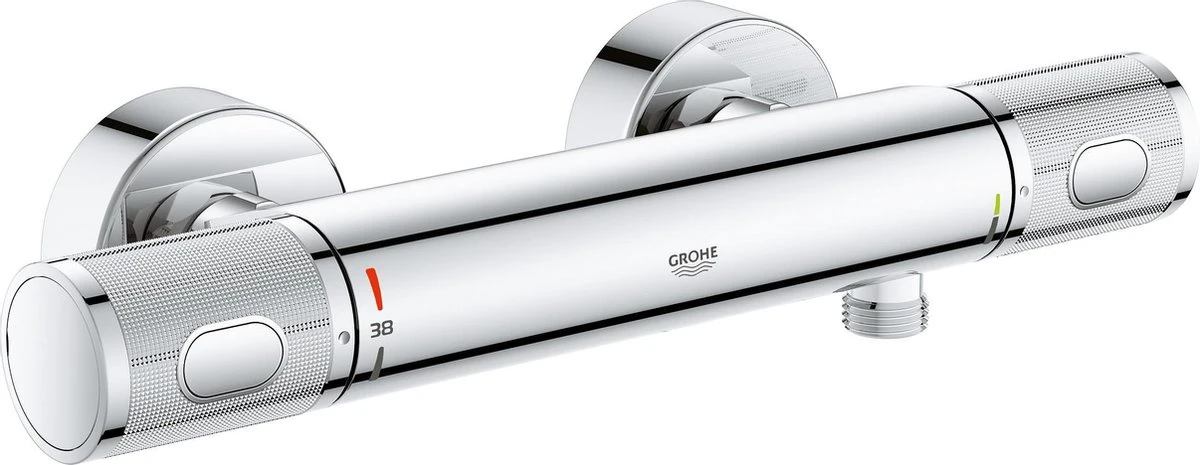 GROHE Precision Feel Thermostatische Douchekraan - EcoJoy - CoolTouch - Incl. Koppelingen - Chroom - Afbeelding 2