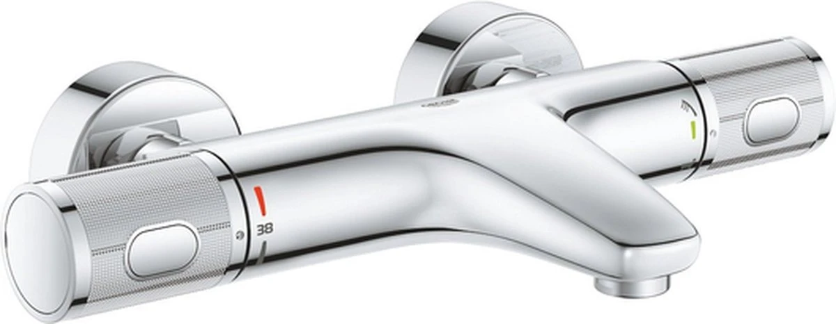 GROHE QuickFix Precision Feel Themostatische Badkraan - EcoJoy® - CoolTouch - 15 Cm - Met Koppelingen - Chroom - 34788000 - Afbeelding 10