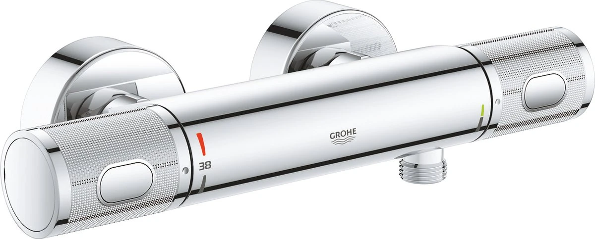 GROHE Precision Feel Thermostatische Douchekraan - EcoJoy - CoolTouch - Incl. Koppelingen - Chroom - Afbeelding 3