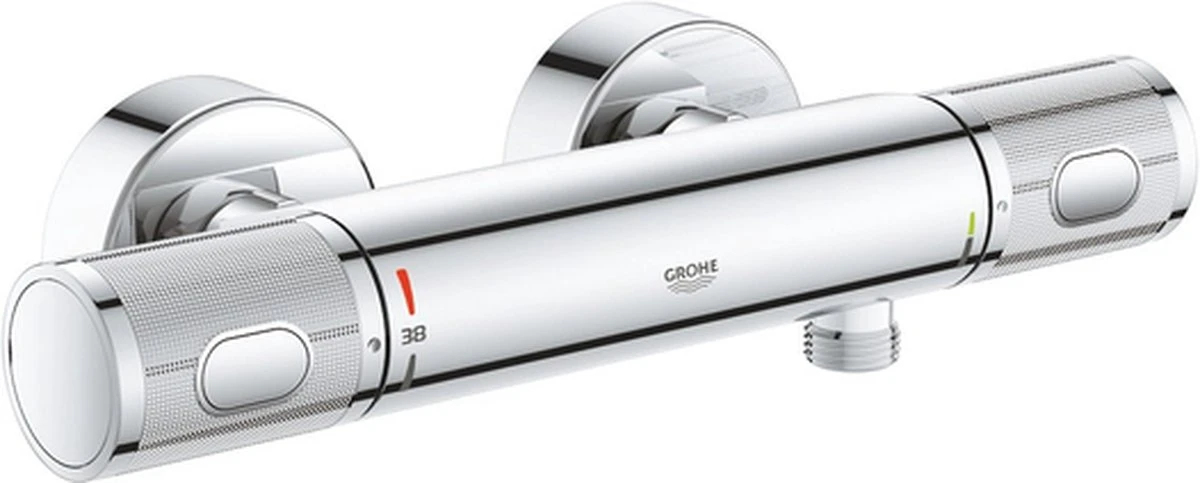 GROHE Precision Feel Thermostatische Douchekraan - EcoJoy - CoolTouch - Incl. Koppelingen - Chroom - Afbeelding 10