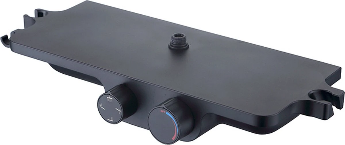 Regendoucheset - 30 Cm - Zwart - Thermostaatkraan, Handdouche & Sproeier - Afbeelding 7