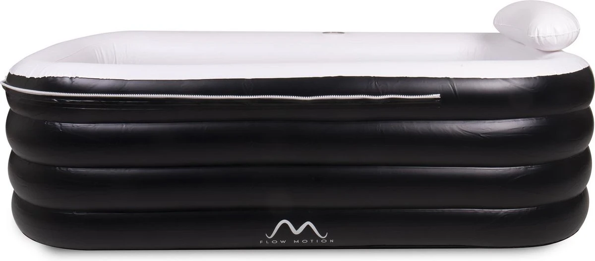 FlowMotion Opblaasbaar Ligbad Met Afdekhoes - Inclusief Pomp En Opbergtas - Ligbad - Zitbad - Zwembad - Opblaasbare Badkuip - Opblaas Bad - Bathtub - Jacuzzi - Opvouwbaar Bad - Badkuip - Afbeelding 8