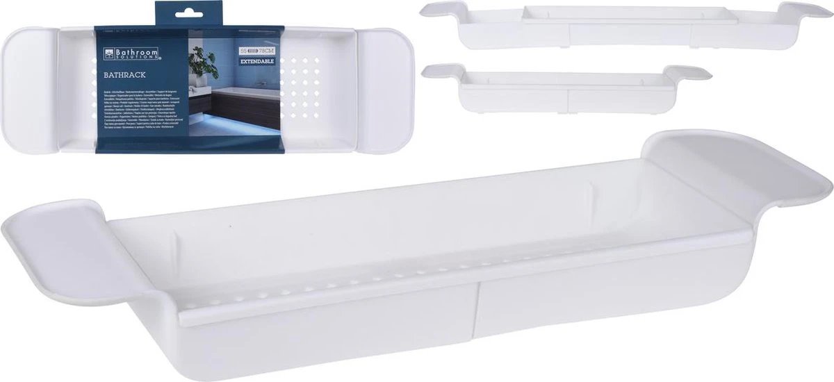 Bathroom Solutions - 55 Tot 78cm - Uitschuifbaar Badrek - Afbeelding 7