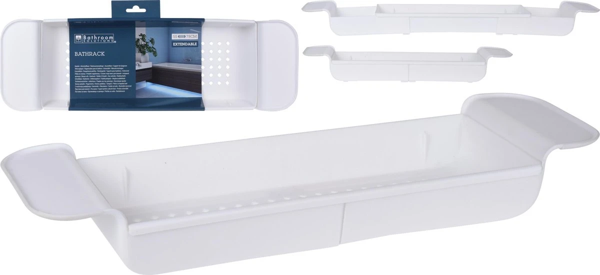 Bathroom Solutions - 55 Tot 78cm - Uitschuifbaar Badrek - Afbeelding 6