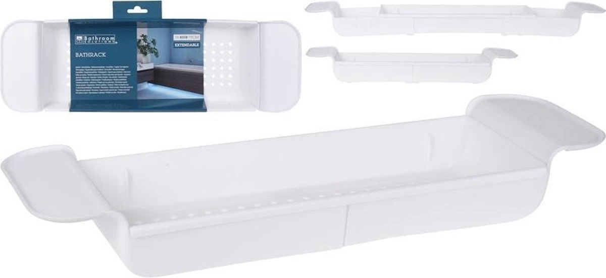 Bathroom Solutions - 55 Tot 78cm - Uitschuifbaar Badrek - Afbeelding 3