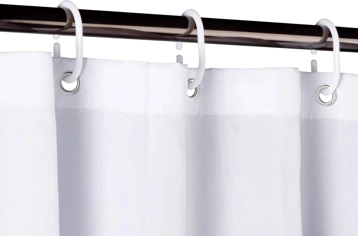 RX Goods Gekleurde Natuur Bloemen Douchegordijn - 180x180cm - Incl. 12 Ringen - Waterafstotend – Polyester - Afbeelding 5