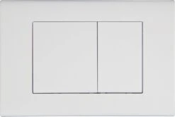 Konig - Bedieningspaneel - Toilet - Wit - Geberit UP320/ UP720