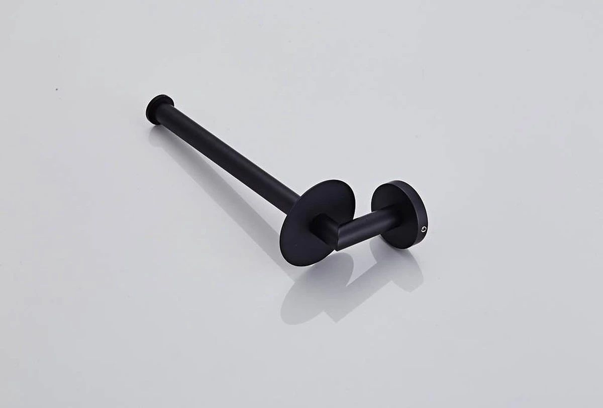 Wc Rolhouder Reserverolhouder Toiletrolhouder Voor 3 Rollen Zwart - Badkamer Accessoires - Hangend - Afbeelding 7