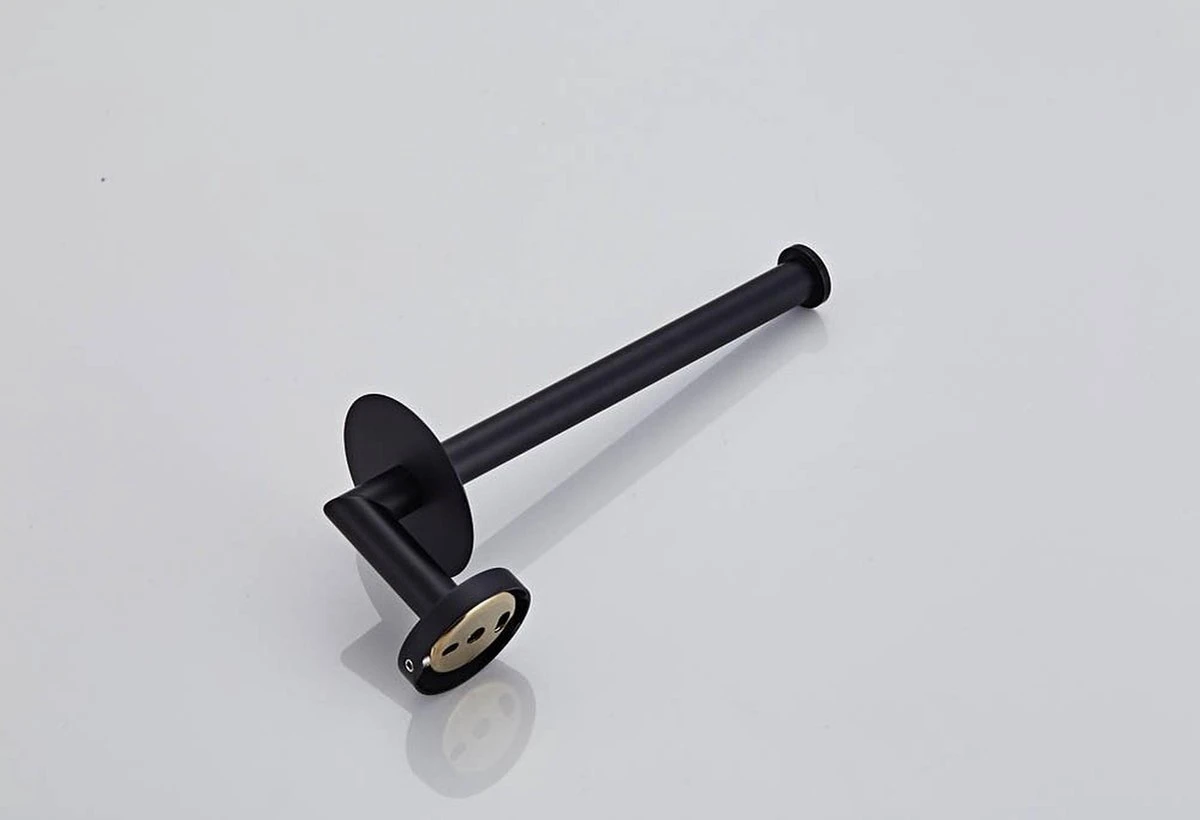 Wc Rolhouder Reserverolhouder Toiletrolhouder Voor 3 Rollen Zwart - Badkamer Accessoires - Hangend - Afbeelding 4