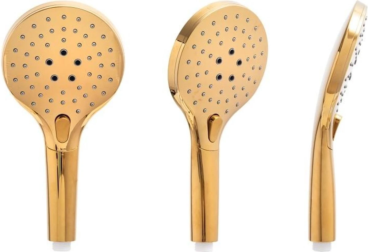 Regendoucheset - Met Thermostaatkraan - 25 Cm - Goud - Afbeelding 4