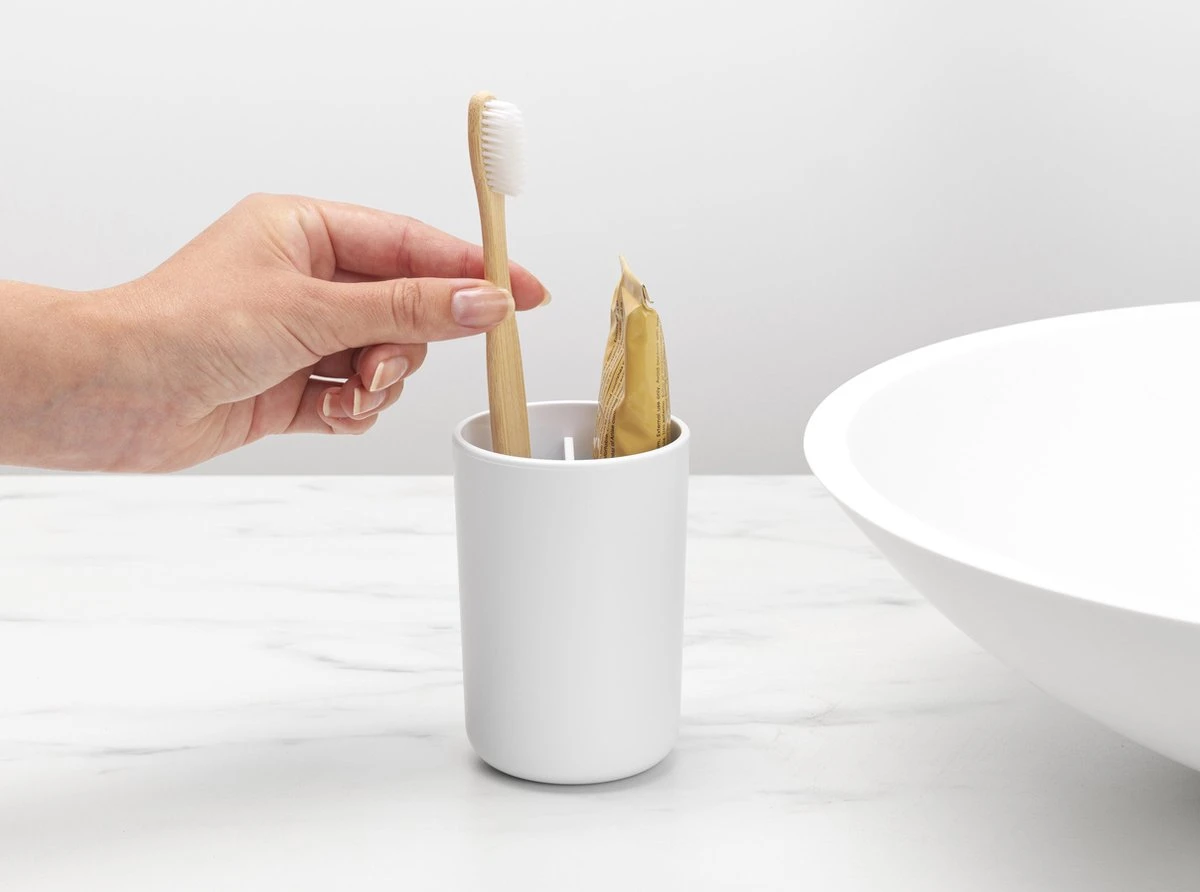 Brabantia ReNew Tandenborstelhouder - Met Inzet - White - Afbeelding 3