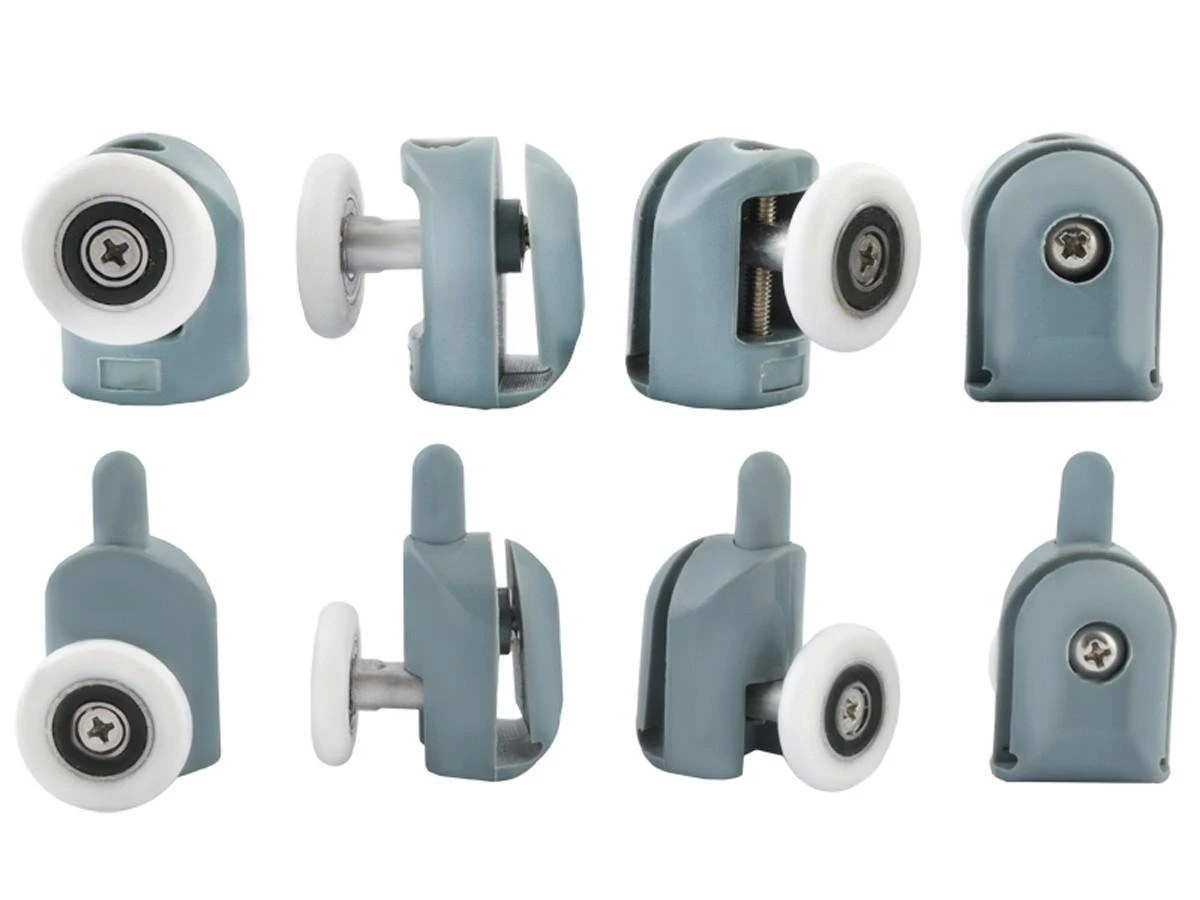 Reserve Wieltjes Voor Douchedeur – Douche Deur Rollers – Wielen Douchedeur – Loopwielen – Katrollen – Set Van 4 Onder En 4 Boven - Afbeelding 2