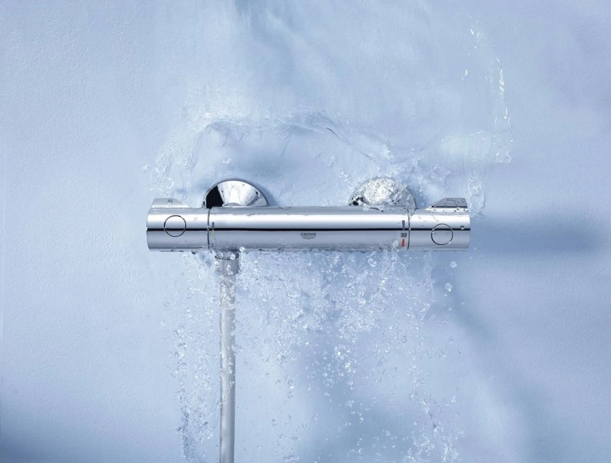 GROHE Grohtherm 800 Thermostatische Waterbesparende Douchekraan - EcoJoy® - 15 Cm - Met Koppelingen - Chroom - Afbeelding 13