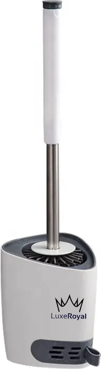 Wc Borstel Met Houder Vrijstaand - LuxeRoyal Toiletborstel Met Houder – Siliconen Wc Borstel - Afbeelding 4